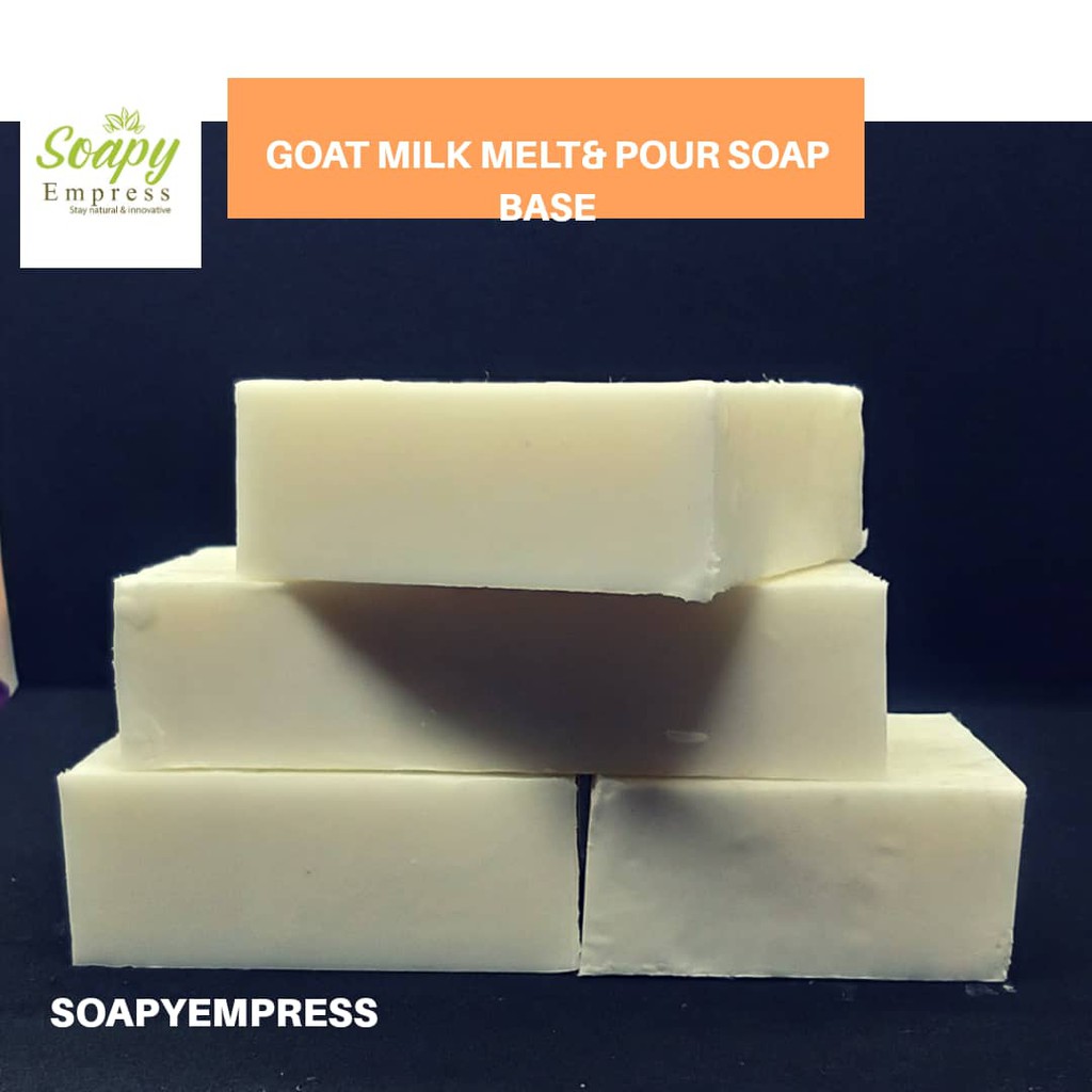 Goat Milk Melt Pour Soap Base Base Sabun Susu Kambing