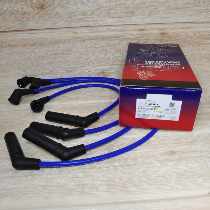 PROTON SAGA 12V ISWARA WIRA PERFORMANCE PLUG CABLE HIGH 7MM 3CORE