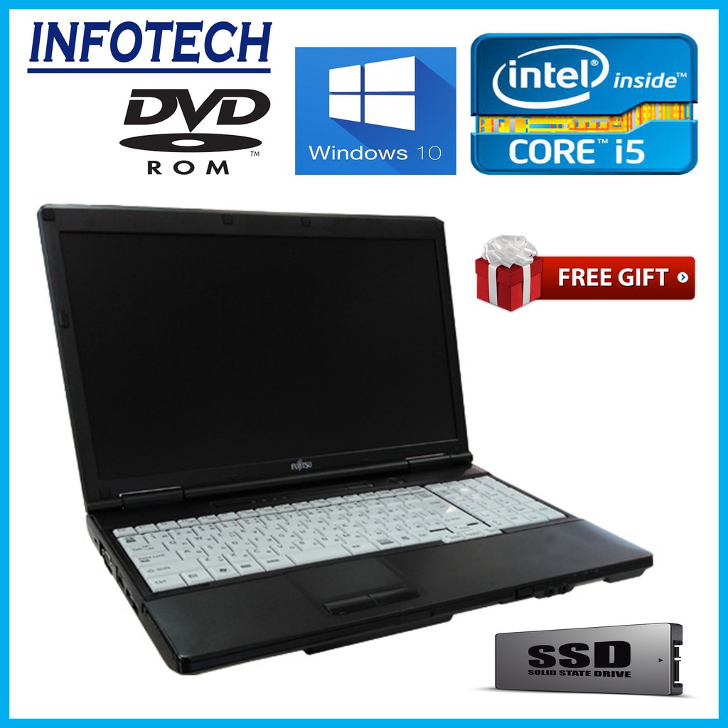 fujitsu-intel-core-i5-4gb-8gb-ram-250gb-hdd-or-120-ssd-w10pro