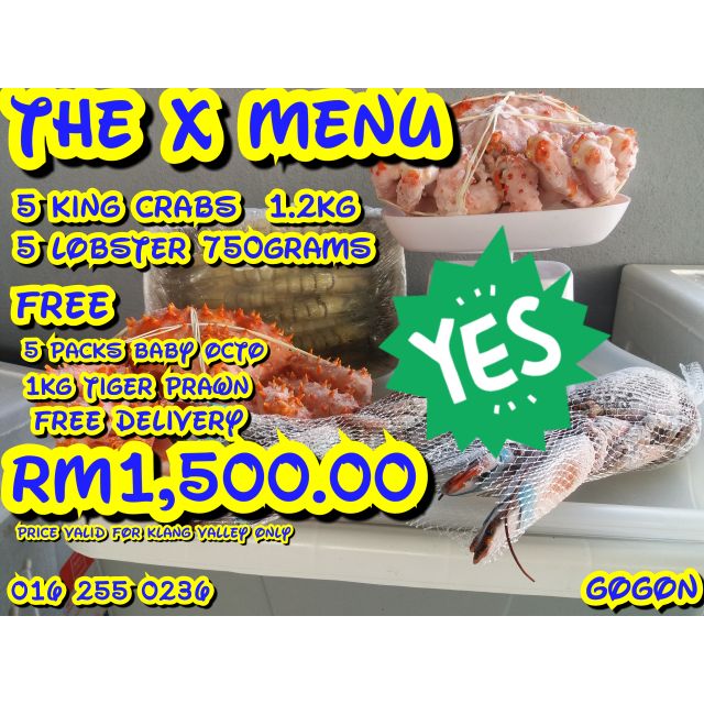 King Crab Lobster Shell Out Menu Harga Kaboom