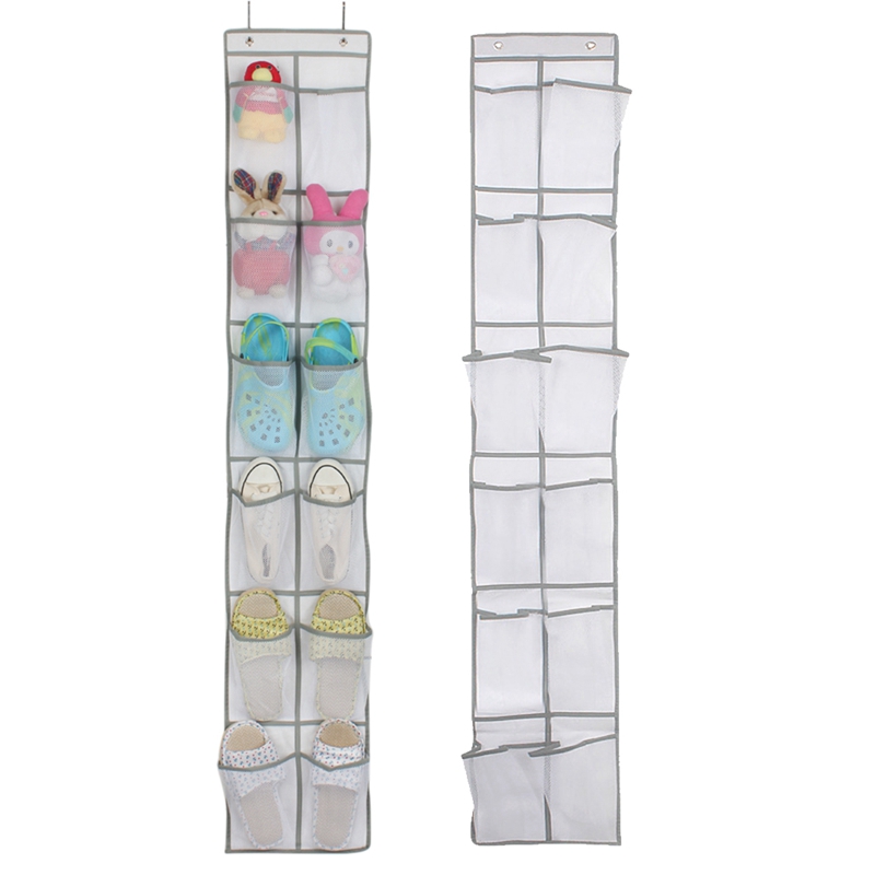 12 Pocket Shoe Rack Room Door Wall Hanging Home Shoes Storage Bag Jt0422 Shopee Malaysia