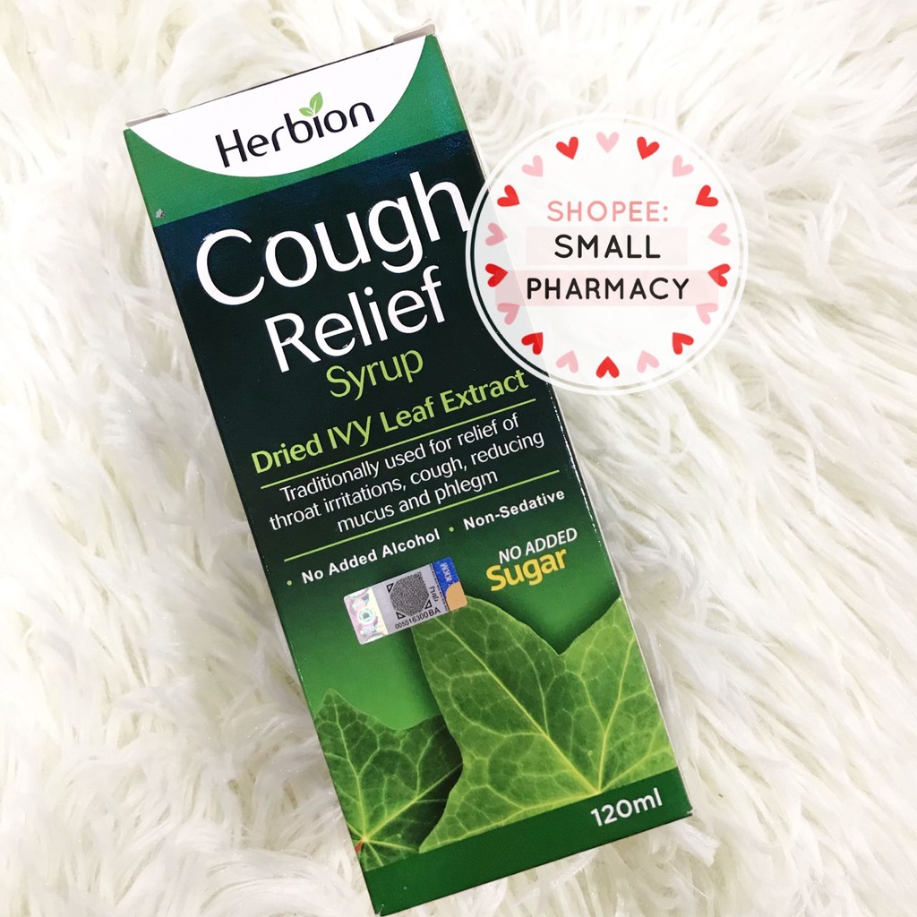 *FRAGILE* Herbion Cough Relief Syrup with Dried Ivy Leaf Extract