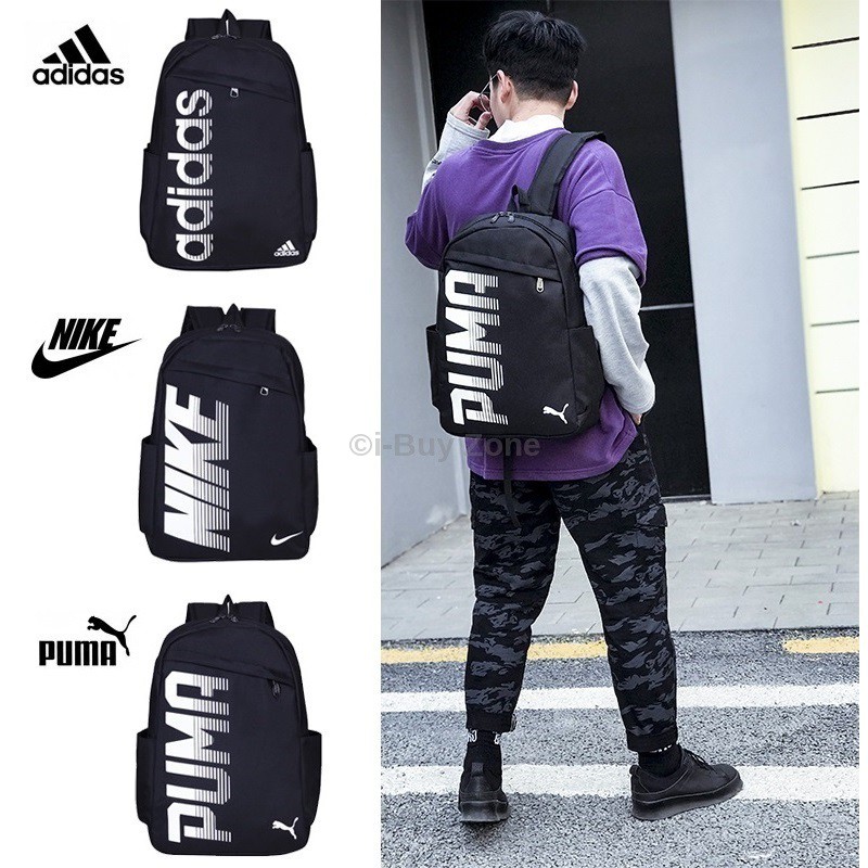nike puma adidas backpacks