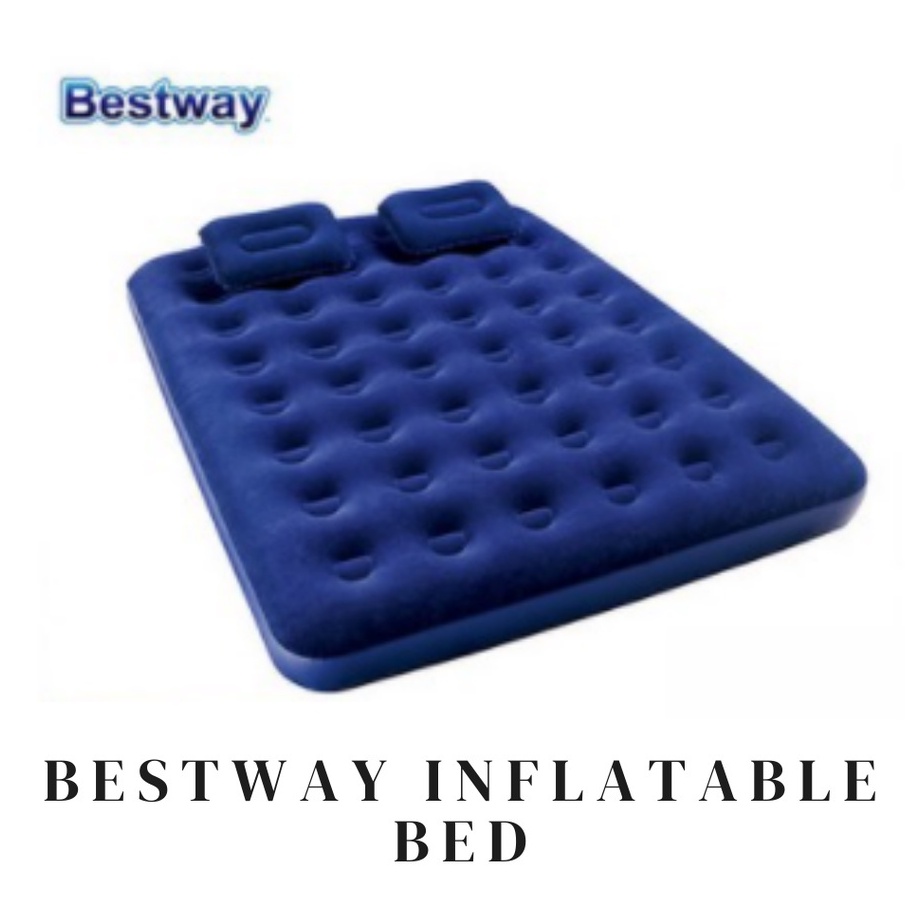 Bestway Queen Size Airbed Air Mattress With Free Air Pillows Tilam ...