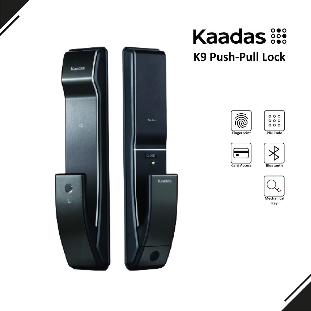 Kaadas K9 fingerprint Push Pull Digital Door Lock (HAFELE/St Guchi
