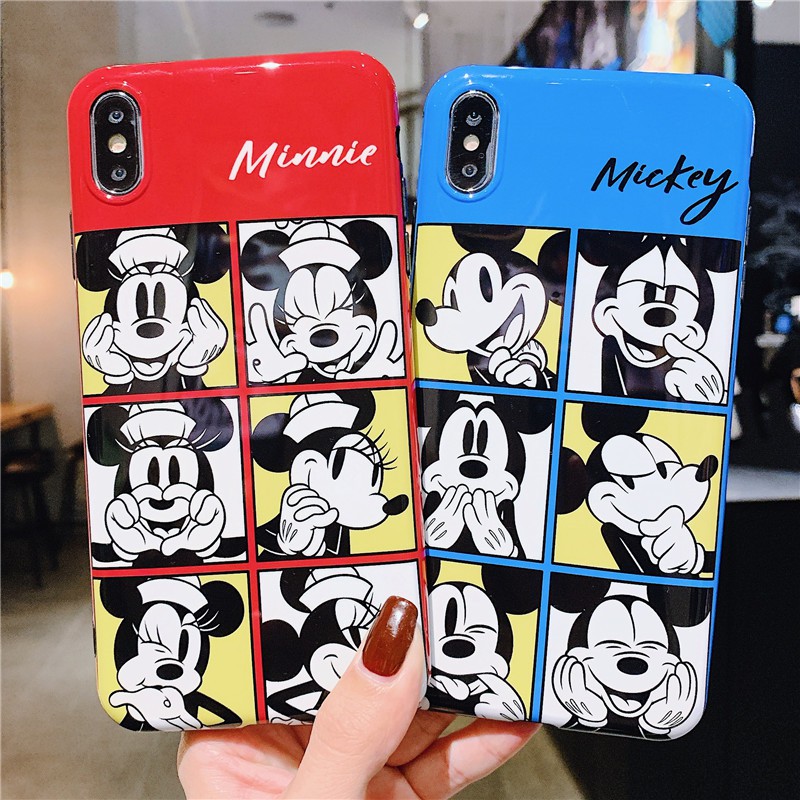 Mickey Minnie Mouse Holder For 11 Pro Max Apple X Phone Case Xs Max Xr Shopee Malaysia