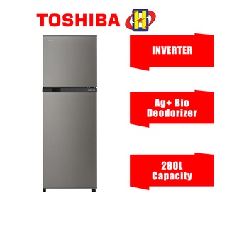 Image of Toshiba Refrigerator (280L) Inverter A-Series 2-Door Fridge GR-A28MS (DS)