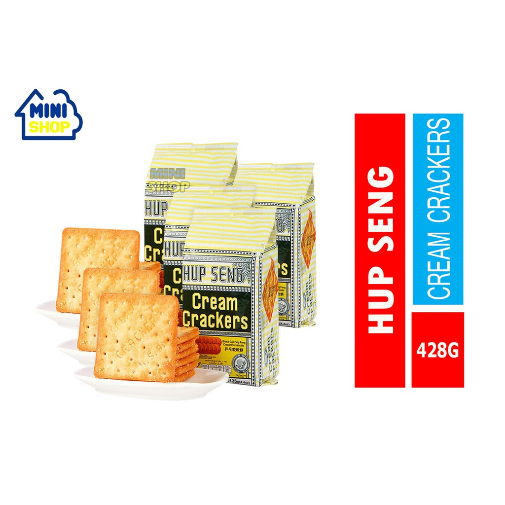 HUP SENG CREAM CRACKERS BISKUT BISCUITS CAP PING PONG 428G ...