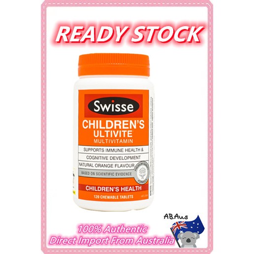 Swisse Children's Ultivite Multivitamin ( 120 Capsules ) ( Made In