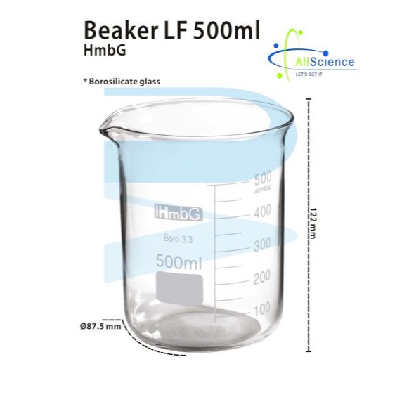 Graduated Borosilicate Glass 1000ml By Academyking Scientific King Scientific Glass Measuring 3623