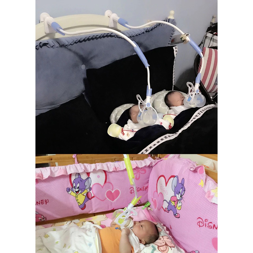 2019 Easy Use Baby Bottle Rack Free Hand Bottle Holder Feeder