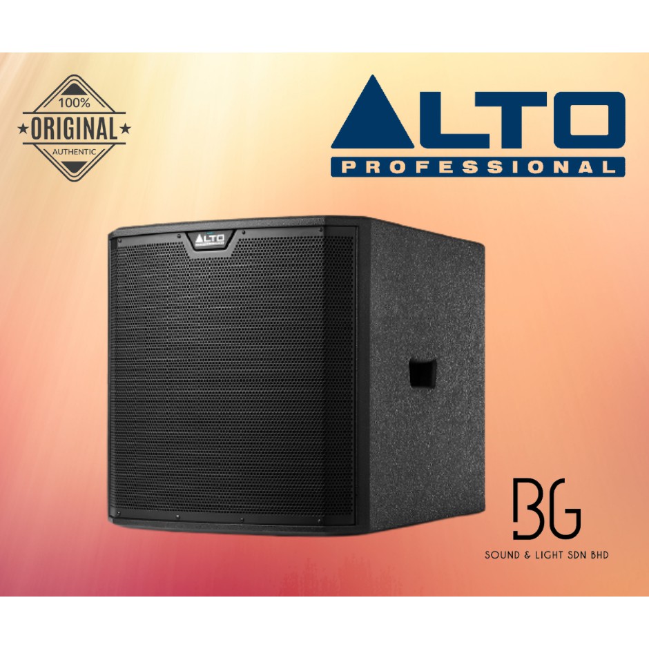 Alto TS315S 2000W 2000watt 15 Inch Active Powered Subwoofer Plug And Play (TS315S) [1 Year