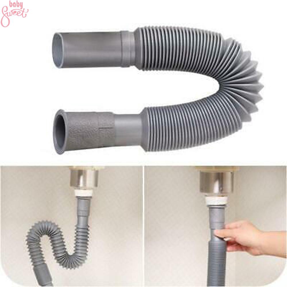 Drain Pipe Household Bathroom Kitchen Flexible Anti Odor Drainage Replacement Accessories Sink Hose Pvc Durable Shopee Malaysia