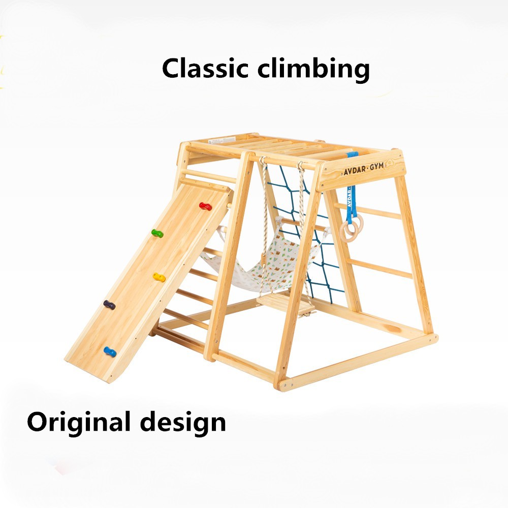 indoor wooden climbing frame