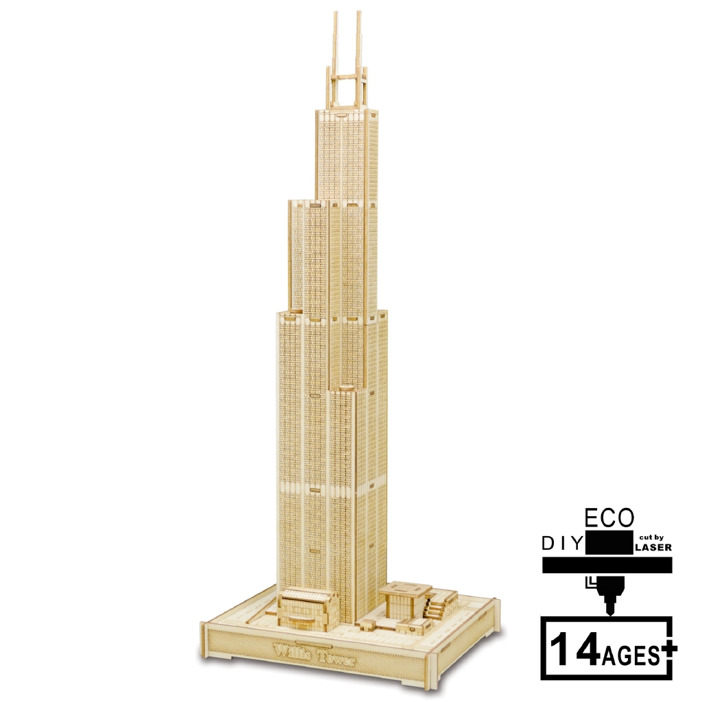 sears tower 3d puzzle