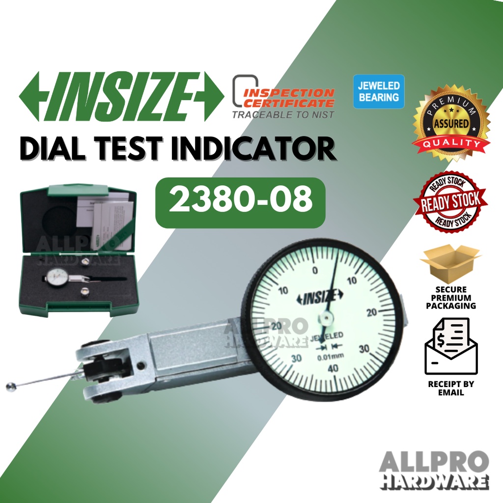 INSIZE Dial Test Indicator 238008 Shopee Malaysia