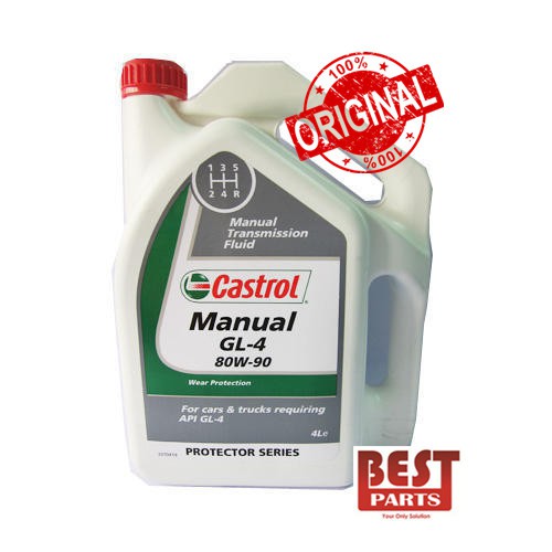 CASTROL Manual Gear Oil 80W90 GL4 TRANSMISSION GEAR OIL 4 Litre