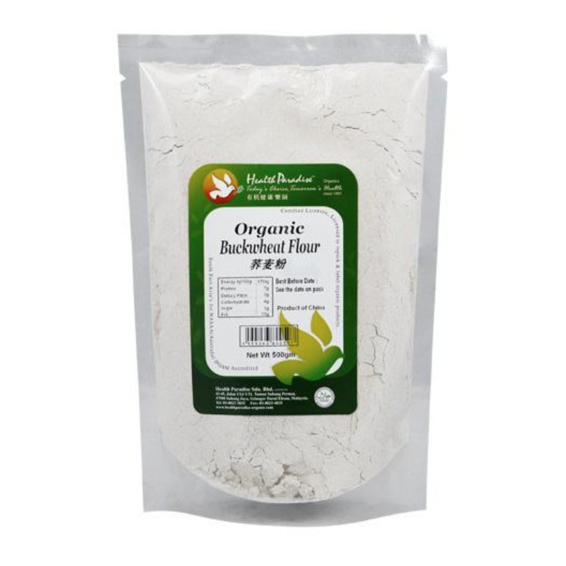 Healthparadise Organic Buckwheat Flour Gluten Free 500g 有机荞麦粉 Shopee Malaysia