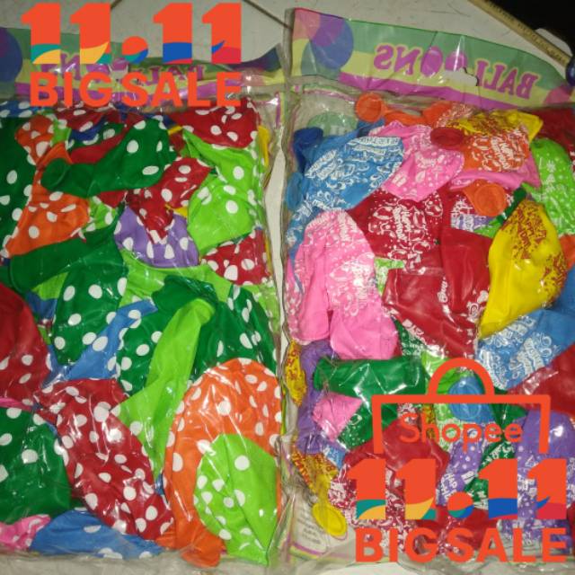 100 PCS BIRTHDAY BALLOONS