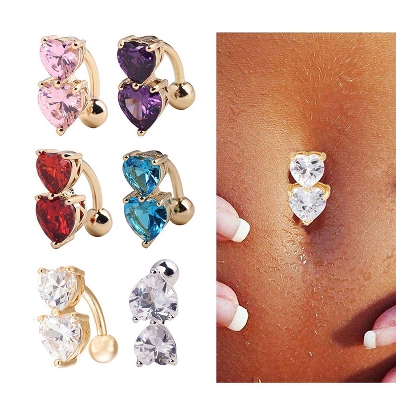 1pc Belly Button Rings Crystal Piercing Navel Piercing Navel Earring