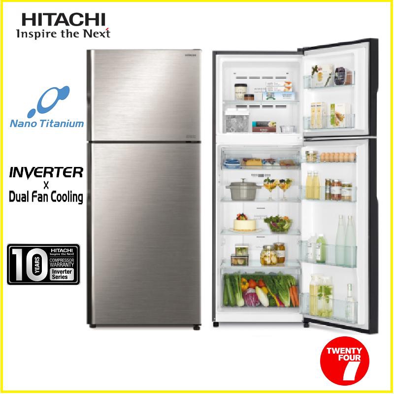 RVX490PM9 BSL Hitachi 443L Inverter 2 door Refrigerator Fridge R