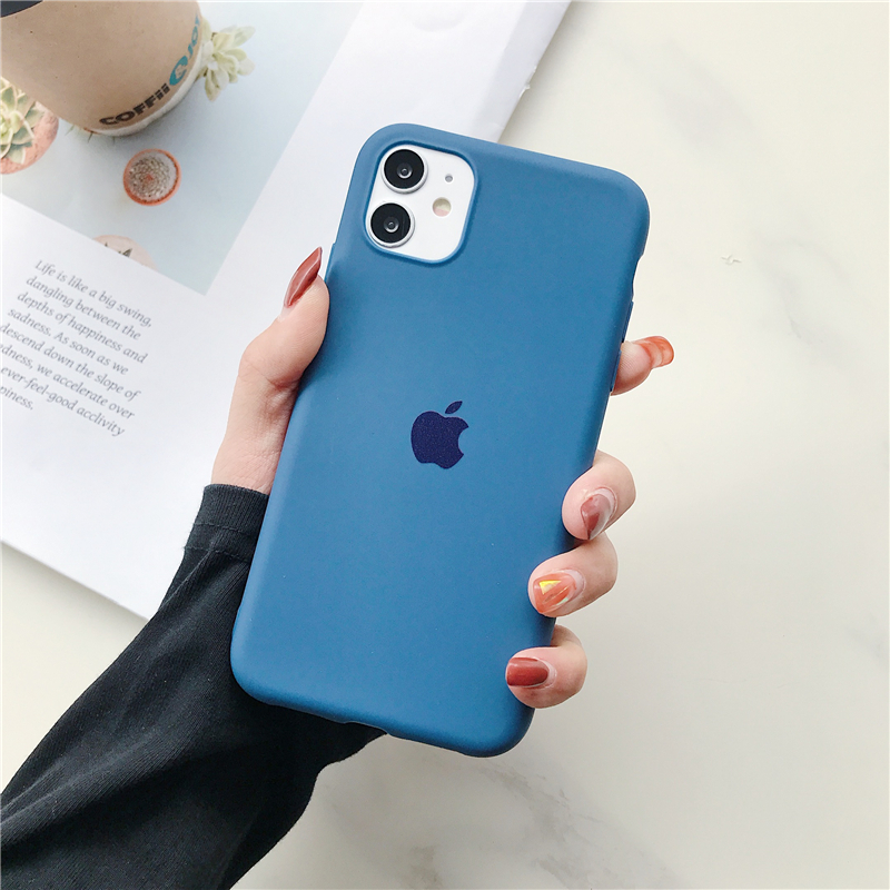 【18 Color】 Midnight Blue Case Full Coverage Untuk IPhone 11 PRO MAX