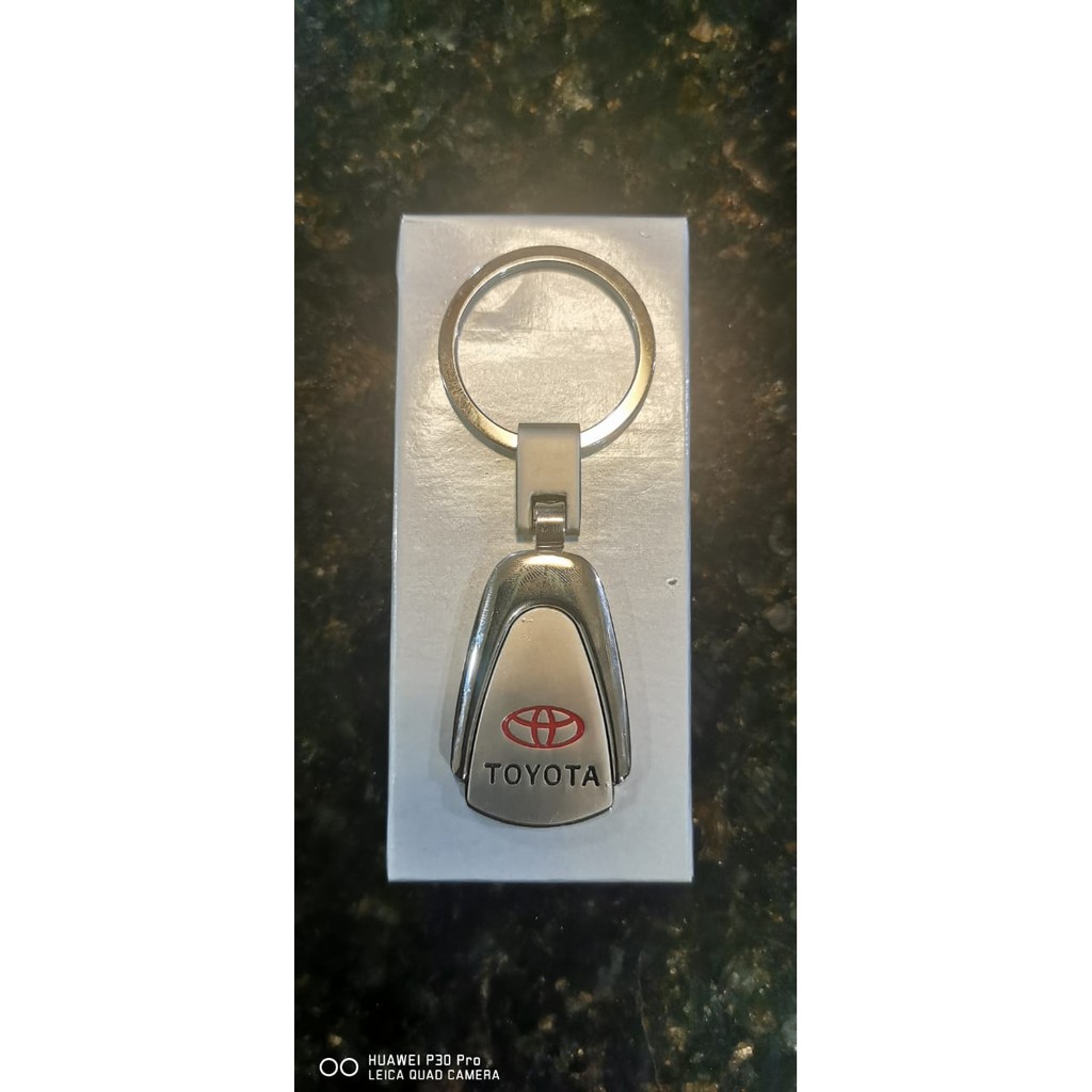 Toyota Keychain Stainless Steel Metal Toyota Logo Keychain 3D Key Chain Shopee Malaysia