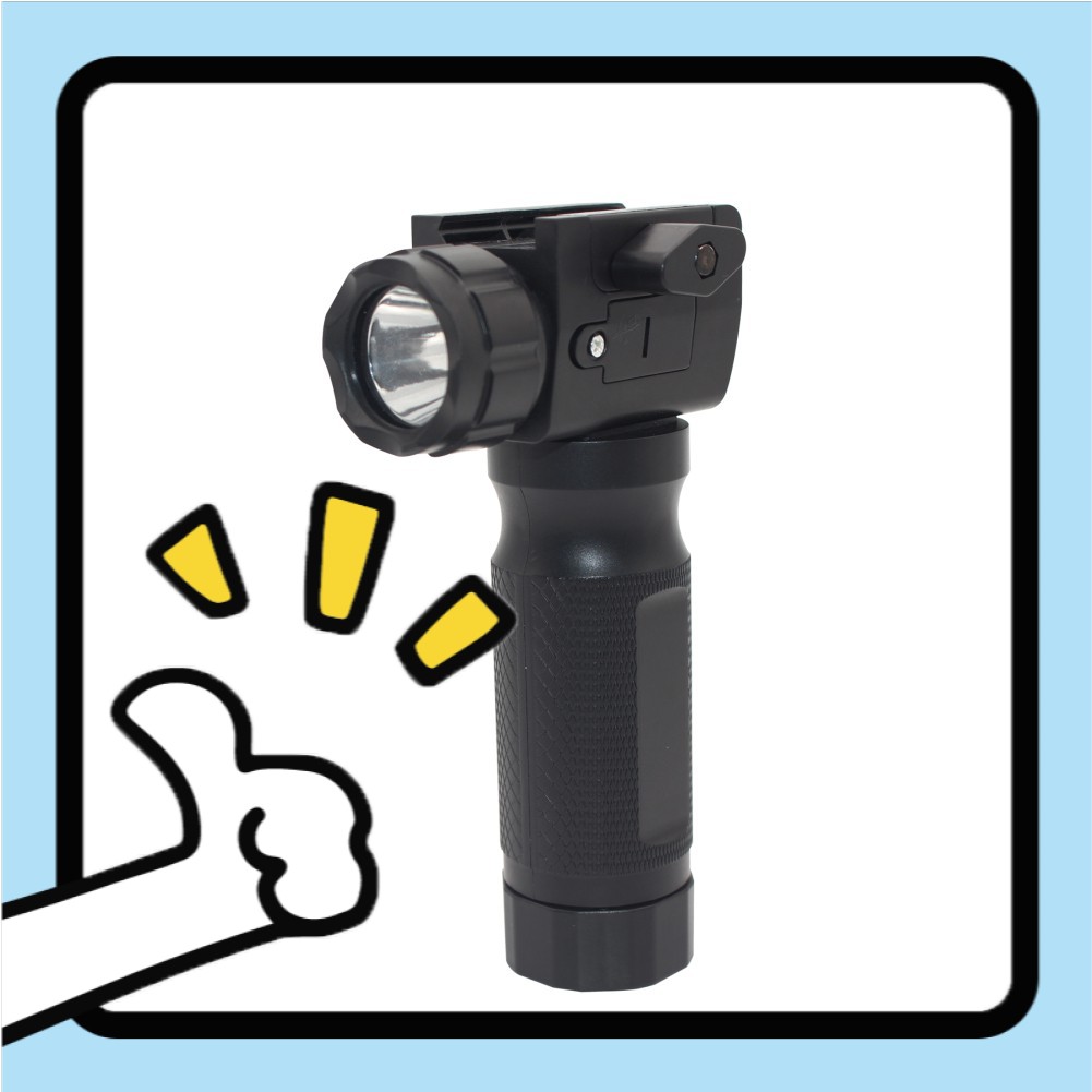stock in Msia Flashlight with 90 Degree Offset Rail Mount