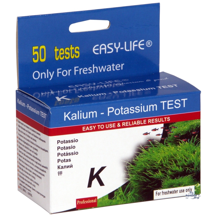 EasyLife KaliumPotassium K Test Kit 50 Tests For Fresh Water Aquarium