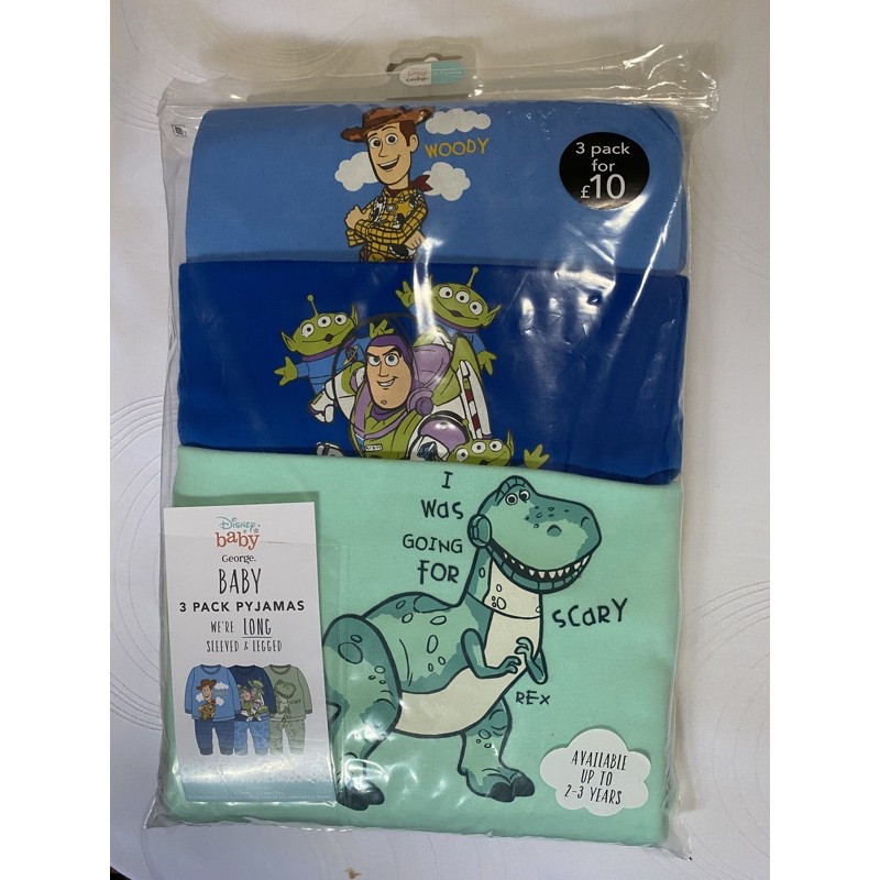 Buy Ready Stock Murah George Baby Asda Pyjamas Pack Unisex Seetracker Malaysia