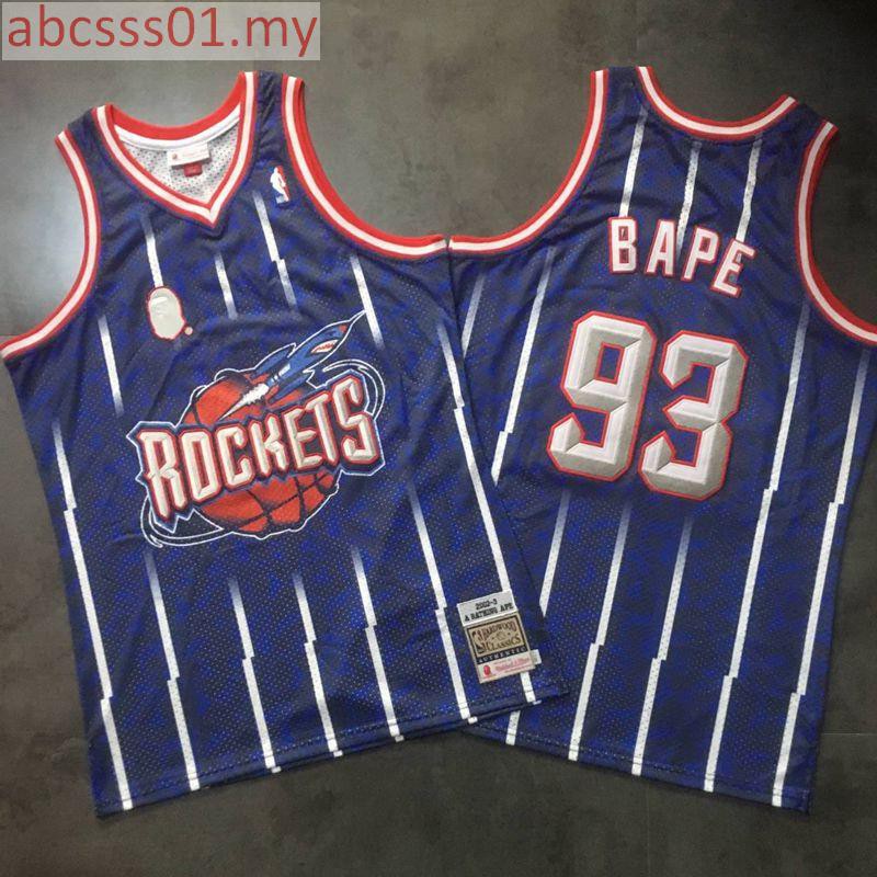 rockets bape jersey