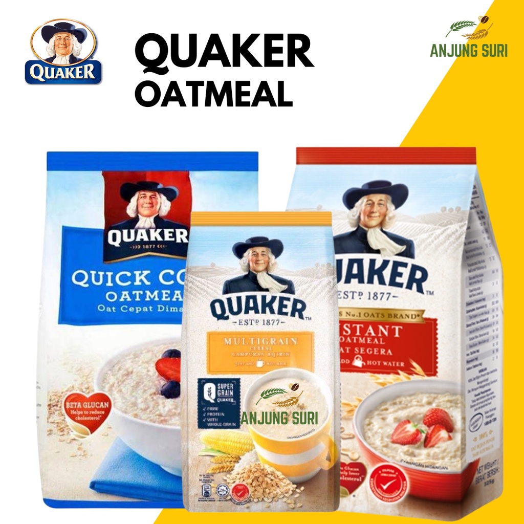 Quaker Instant Oatmeal Quick Cook Multigrain Oat With Beta Glucan 