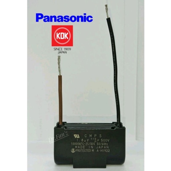 PANASONIC KDK Ceiling Fan 1 8uf 500 V CAPACITOR MADE IN JAPEN ORIGINAL Shopee Malaysia