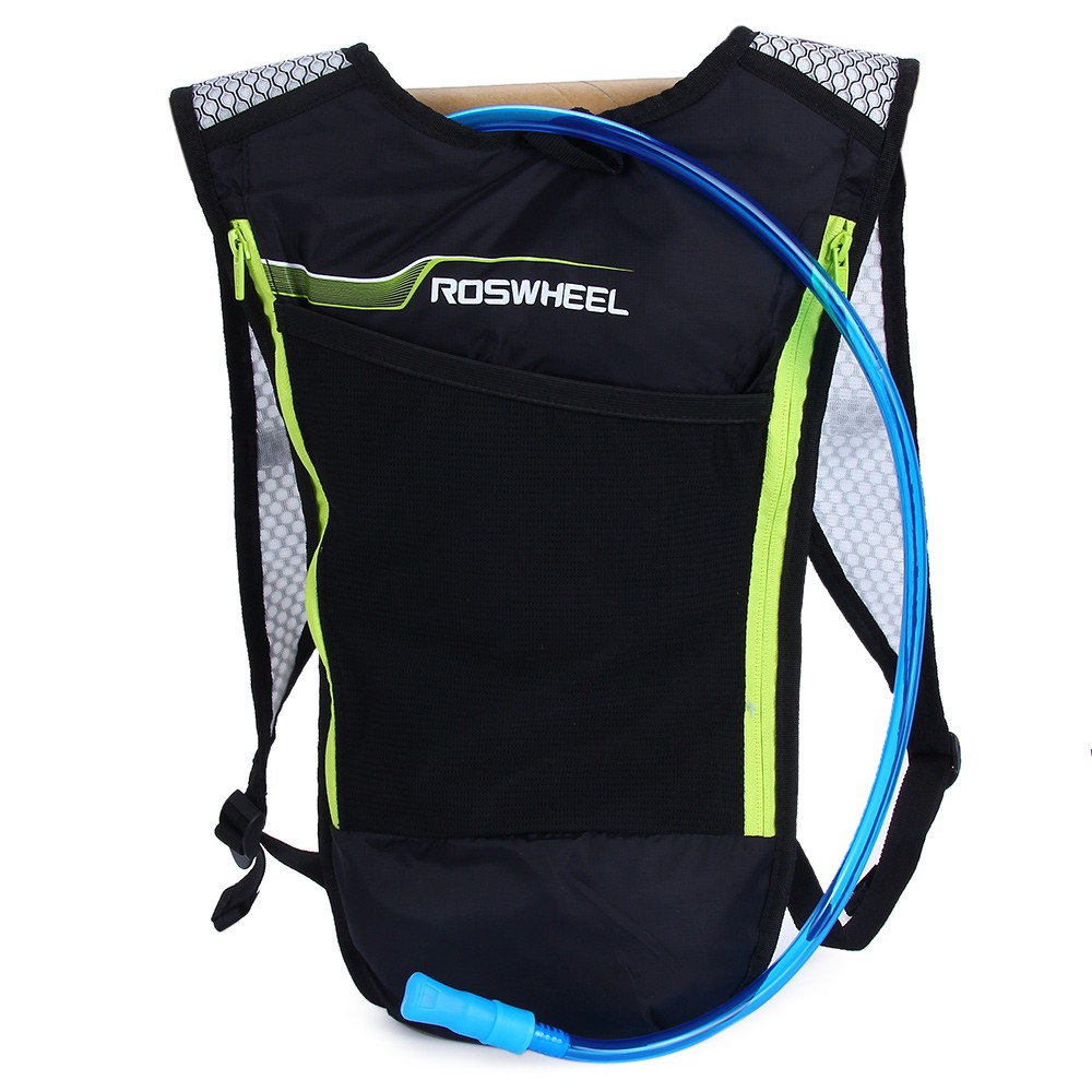 ROSWHEEL 5L Bike Hydration Backpack Ultralight Multifunctional Bicycle Bag with 2L Water