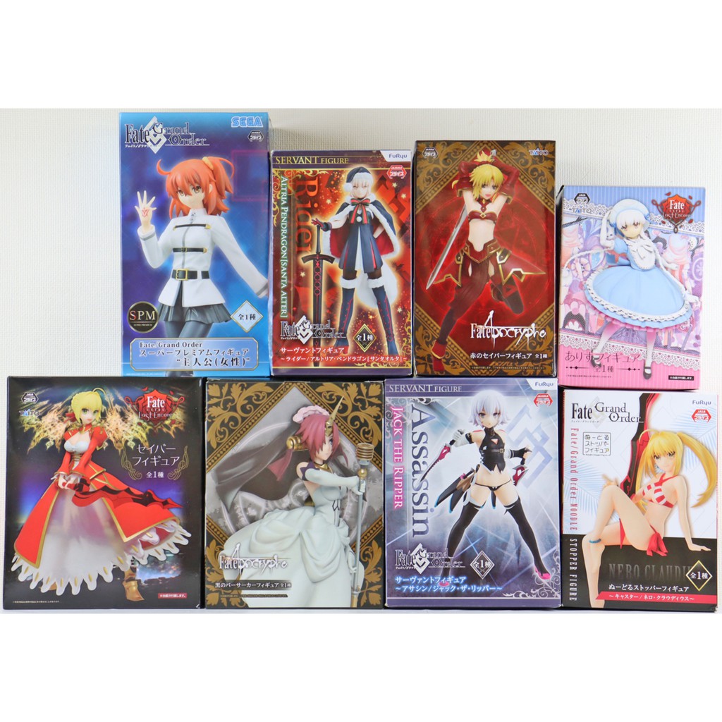 Fate Series 1 Set Figure Nero Black Berserker Red Mordred Jack The Ripper Santa Alter Master Gudako Alice Shopee Malaysia