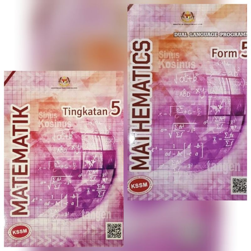 Bbss 2021 New Format Text Book Kssm Matematik Tingkatan 5 Shopee Malaysia