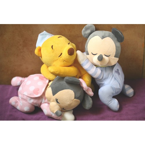 sleeping pooh plush