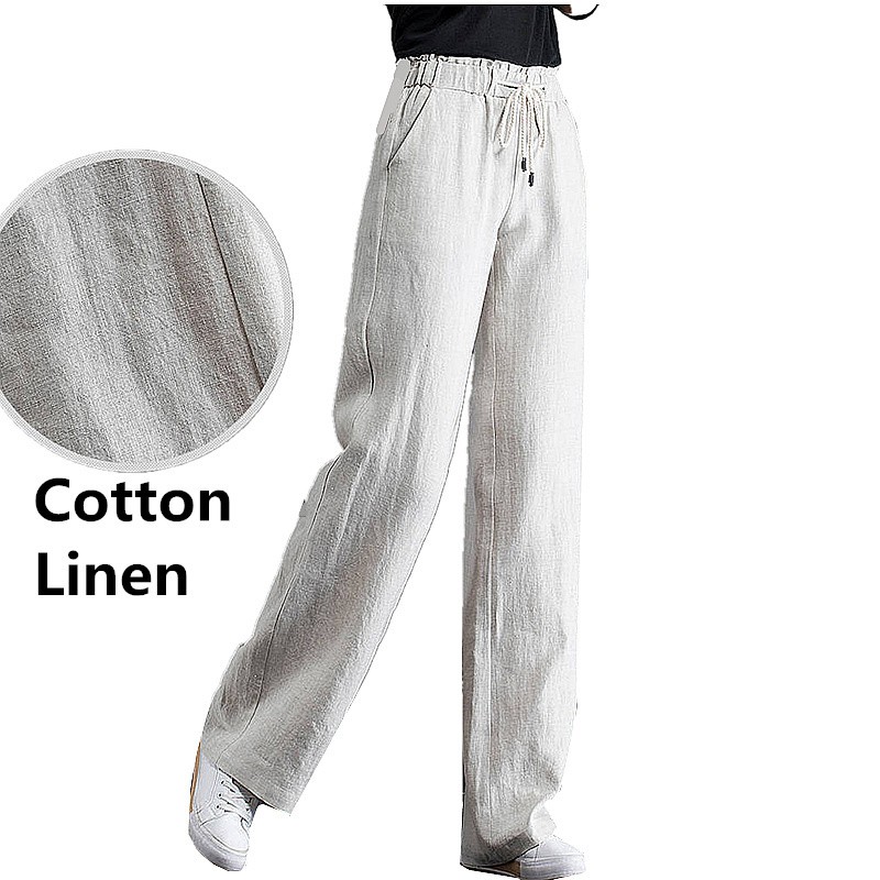 linen palazzo pants plus size