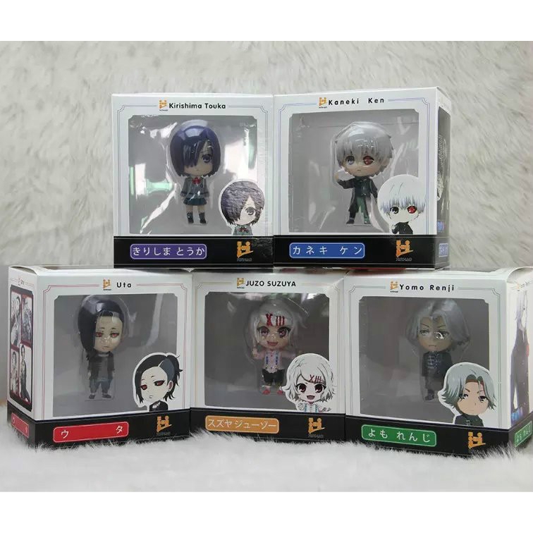 Tokyo Ghoul Figure Ken Kaneki Touka Kirishima Shuu Tsukiyama Pvc Action Figure Shopee Malaysia