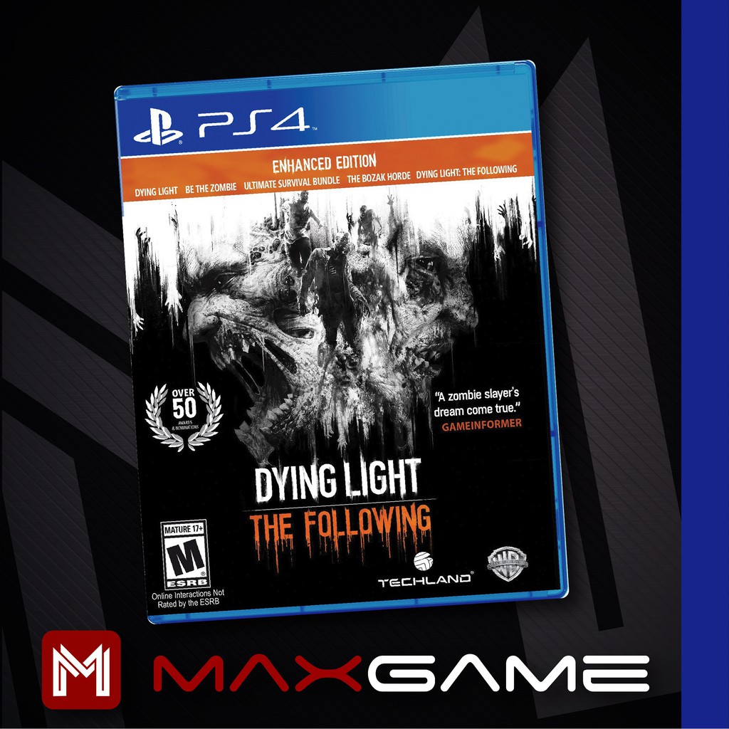 dying light ps4 rating