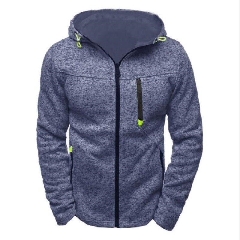 fashion plain jacquard weave hoodie