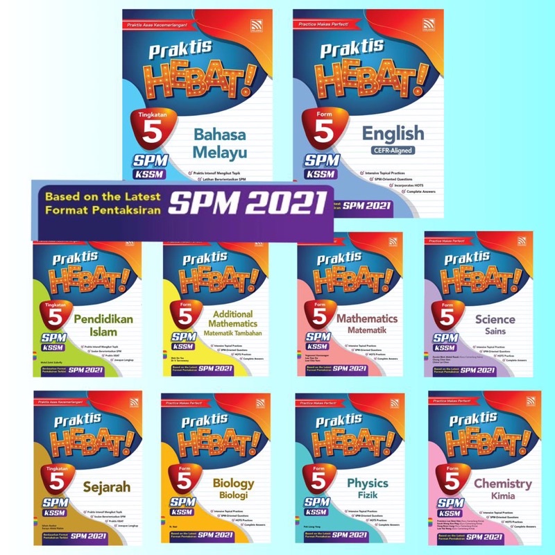 Buku Latihan Praktis Hebat KSSM 2021 Tingkatan 5  Shopee Malaysia