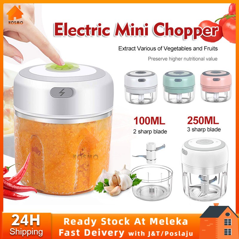 Mini Chopper Pengisar Daging Multifuctional Vegetable Food Chopper Electric Manual Food Processor Blender Meat Grinder