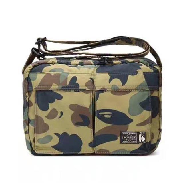 porter x bape sling bag