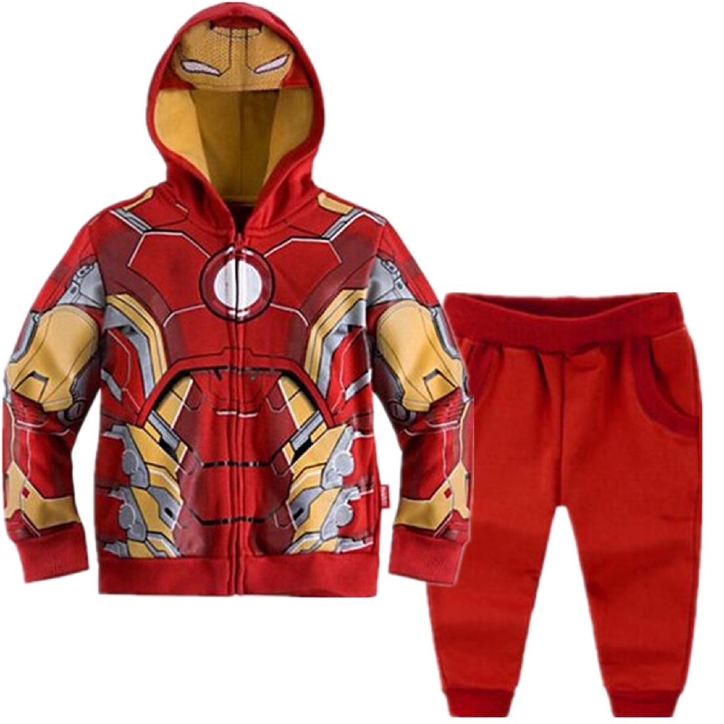 iron man hoodie kids