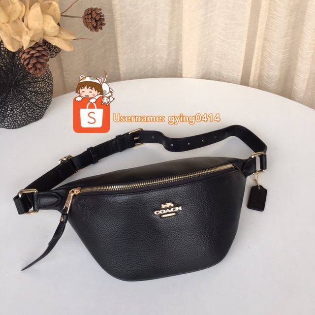 leather belt bag for women