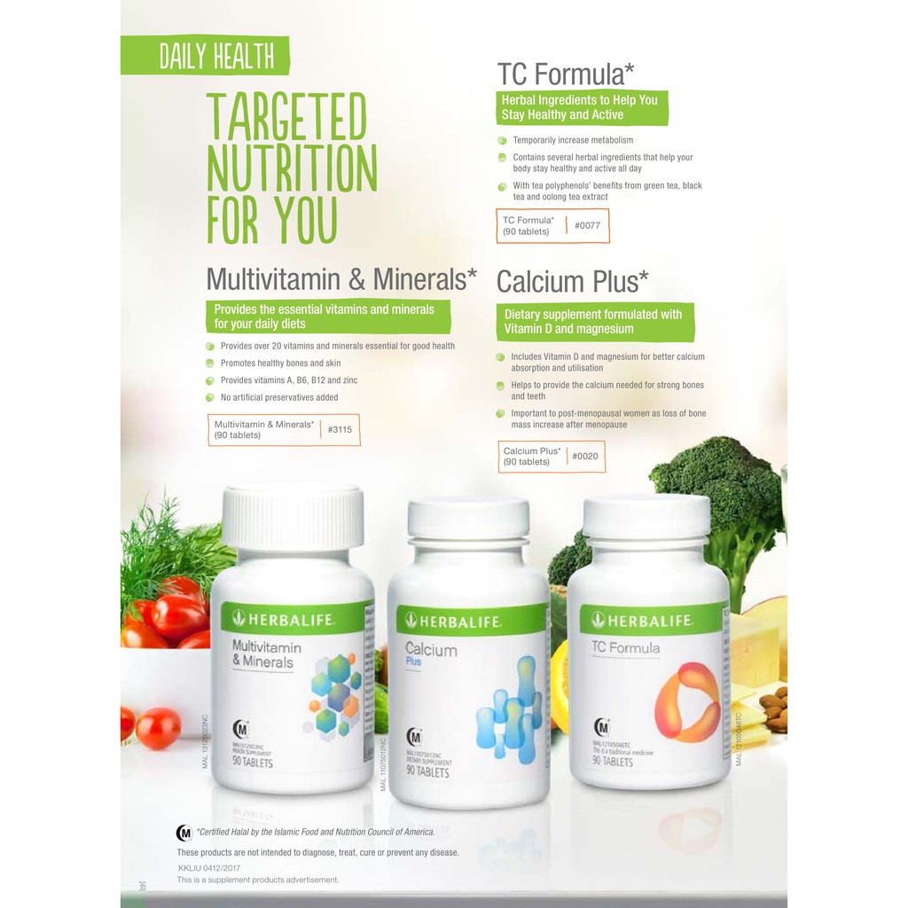 Herbalife Multivitamin & Minerals (90 Tablets) Shopee Malaysia
