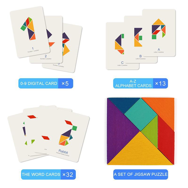 mideer colorful tangram