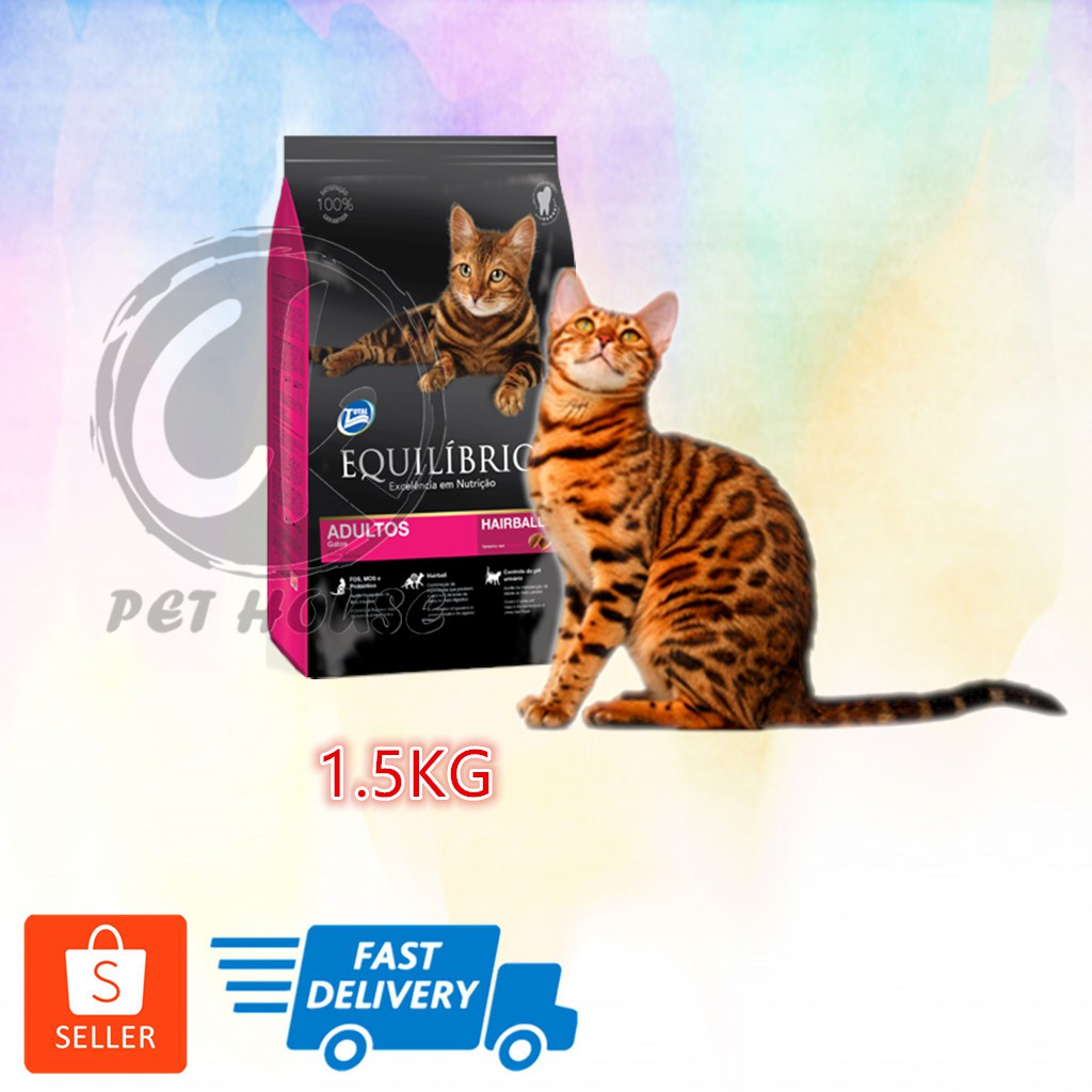 Equilibrio Adult Cat (Cat Food) 1.5KG / Makanan Kucing | Shopee Malaysia