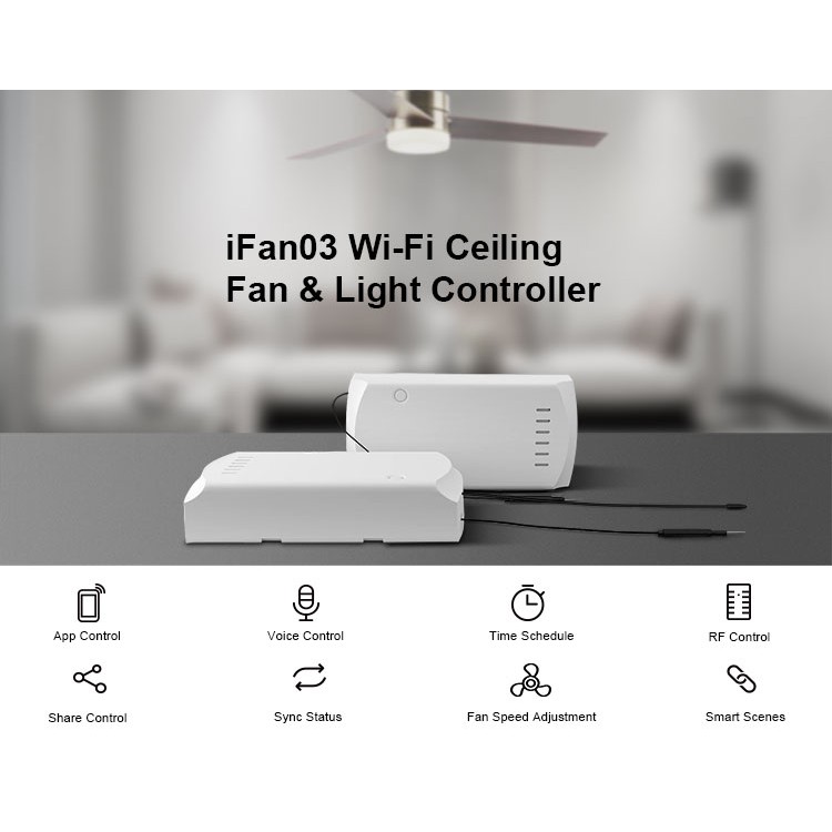 google home fan control